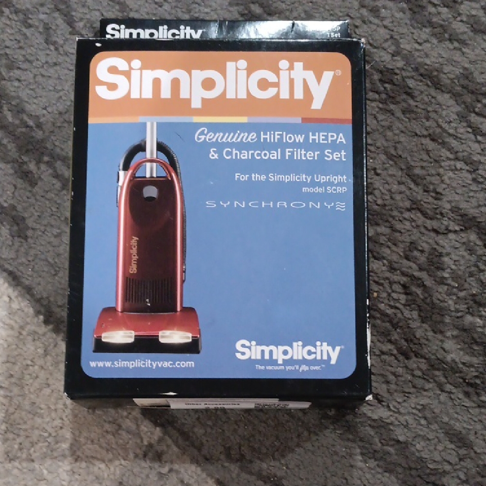 Simplicity Red Vacuum Filter Set